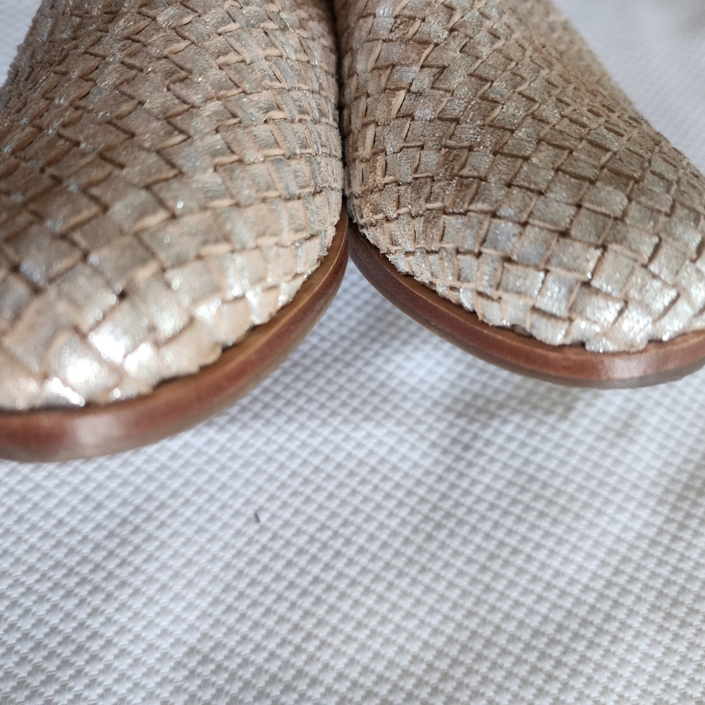 Seychelles Places To Go Free People Woven Golden Tan  Mules - Picture 10 of 12